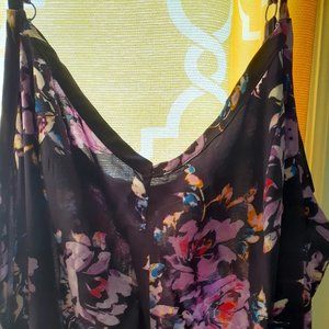 Torrid 3 Plus Sleeveless Purple Maxi Dress